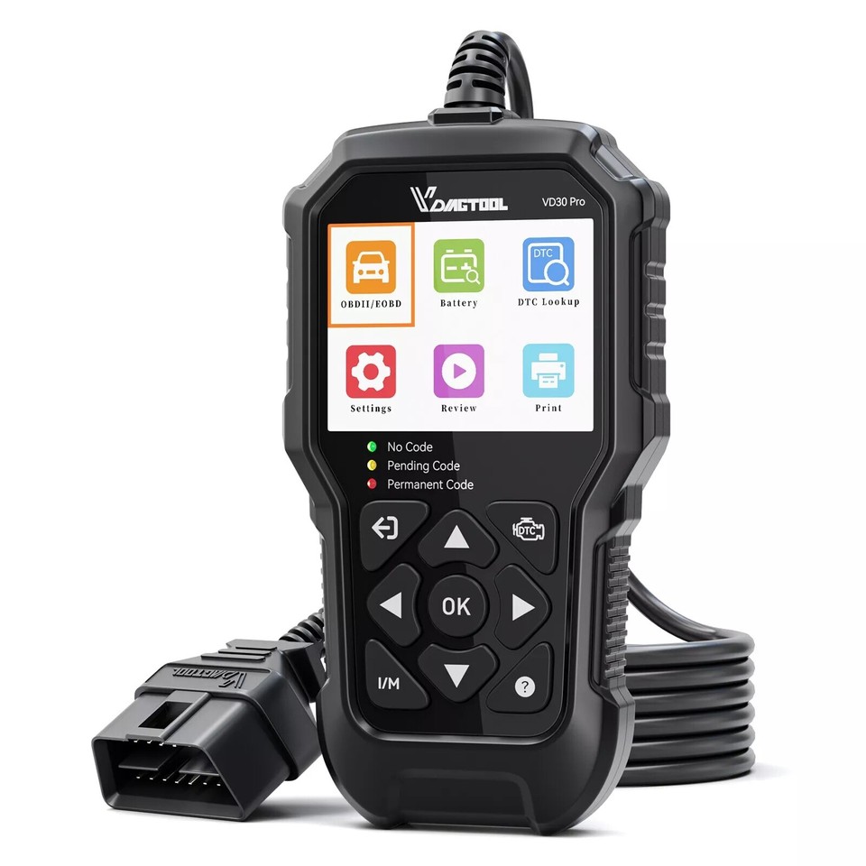 2026 VDIAGTOOL VD30Pro OBD2 Scanner Car Engine Fault Diagnostic Tool ...