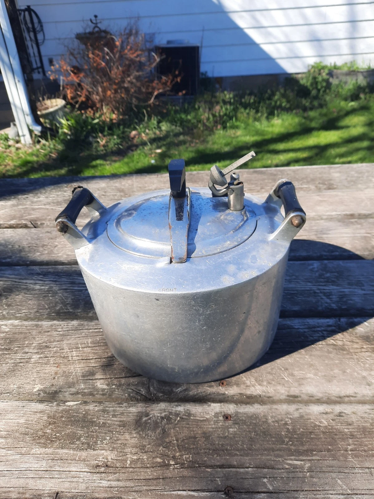 Vintage Pressure Cooker miracle maid mini maid oval