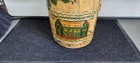 1800's Primitive Wood Amish Scene 13" FIRKIN Bucket OLD MILK PAINT Pa, Dutch — photo 4
