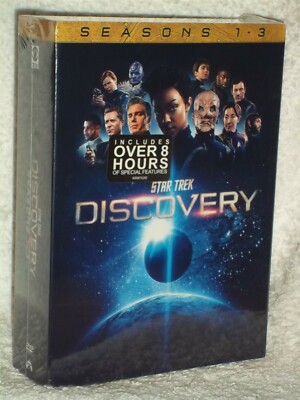 Star Trek Discovery Seasons 1-4 (16-Disc) (DVD, 2022) scifi Onequa