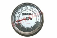 FüR Royal Enfield Klassisch Efi Weiß Faced 0-160 Km/H Speedo Tachometer S2U