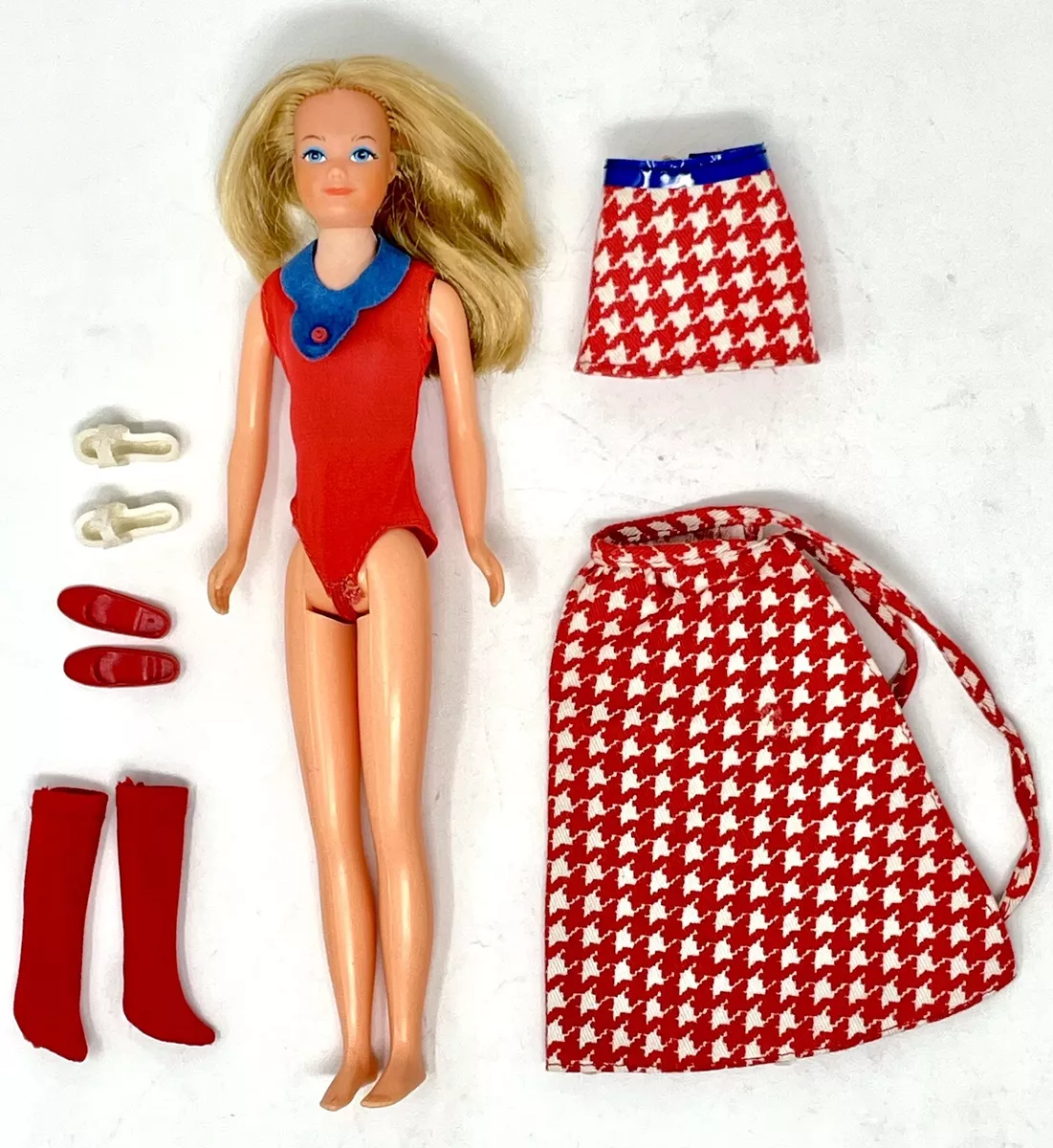 Ca1975 Mattel growing Up Skipper Doll Mint In Orig