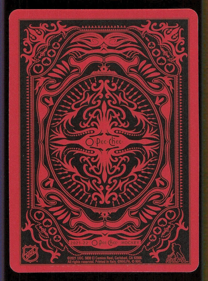 2021-22 O-Pee-Chee Playing Cards #10HEARTS Steven Stamkos - Image 2 of 2