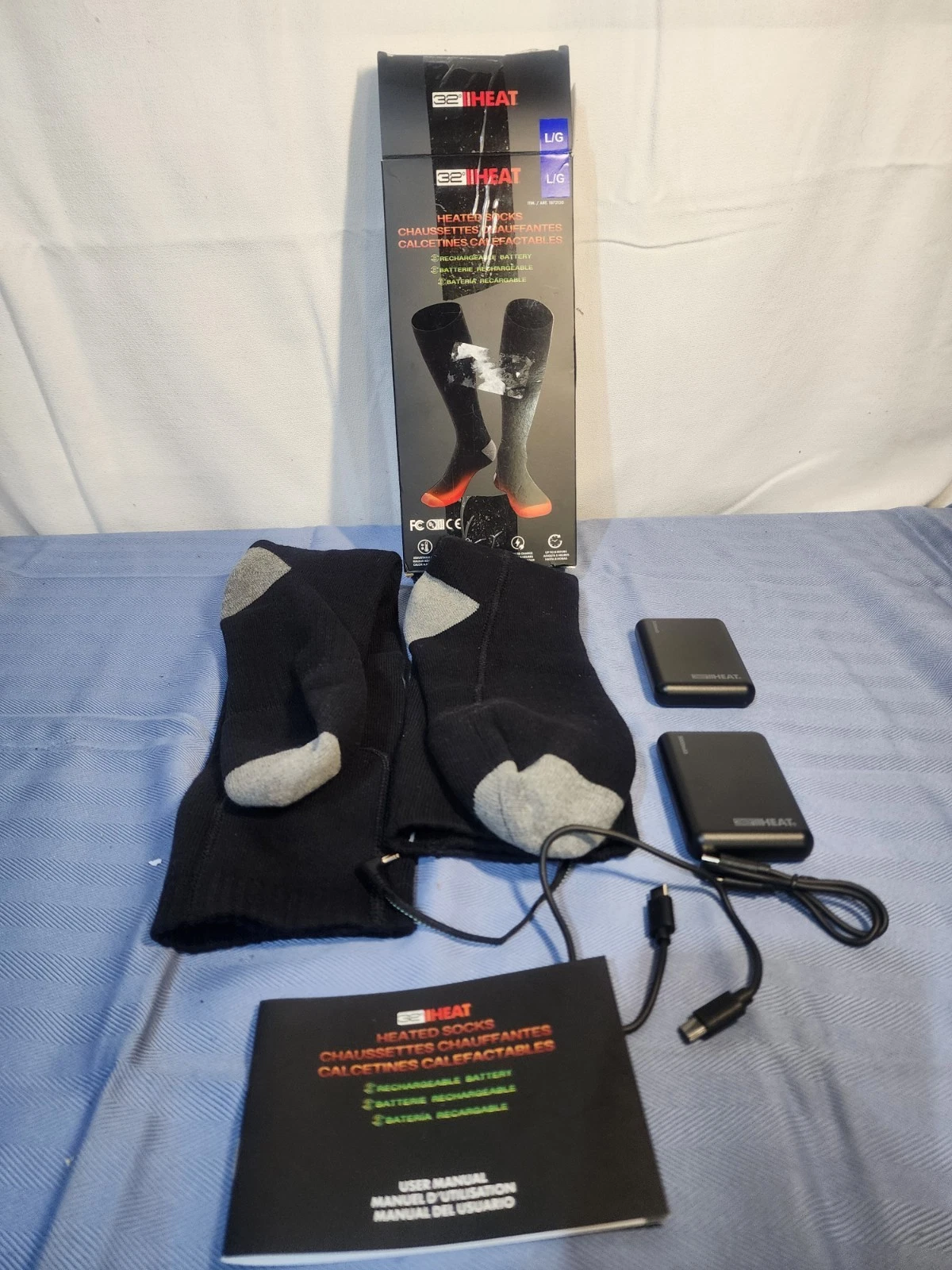 Rechargeable Heated Socks, 32 Degrees, Battery Powered Warming Warm Socks Large
Opens in a new windo