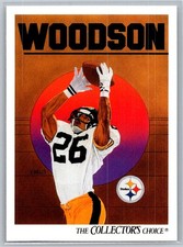 1991 Upper Deck Football #98c Rod Woodson - VG - Pittsburgh Steelers