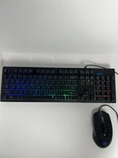 iBUYPOWER RGB Gaming Keyboard + CyberPowerPC Elite M1-131 Mouse