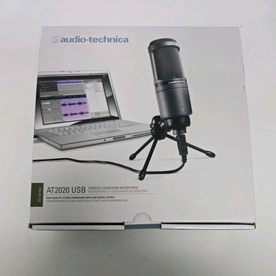 Audio-Technica AT2020USB Cardioid Condenser Microphone USB Cable Streaming Mic