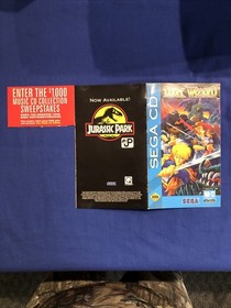 Dark Wizard (Sega CD, 1994) Ripped Up Instructions