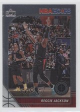 2019-20 Panini NBA Hoops Premium Stock Reggie Jackson #57 0f6