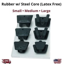 3D Dental 2/Pk Dental Mouth Prop Bite Block S/M/L Rubber Latex-Free Sterilizable