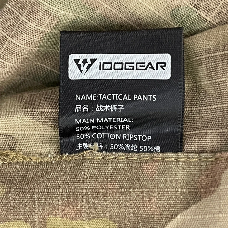 IDOGEAR G3 战斗裤男式 38x30 战术防撕裂迷彩军用彩弹货物 — 第 4/4 张图片