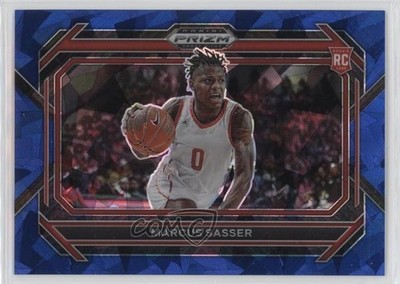 2023-24 Prizm Draft Picks Blue Ice Variations 49/99 Marcus Sasser Rookie RC 1bj7