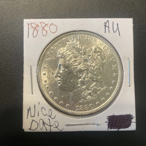 1880 Morgan silver dollar Choice AU+ GREAT CONDITION