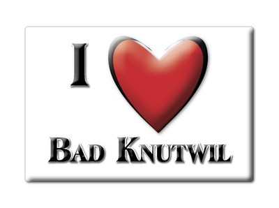 Bad Knutwil, Luzern - Kühlschrankmagnet Schweizer Souvenir Geschenk Ich Liebe