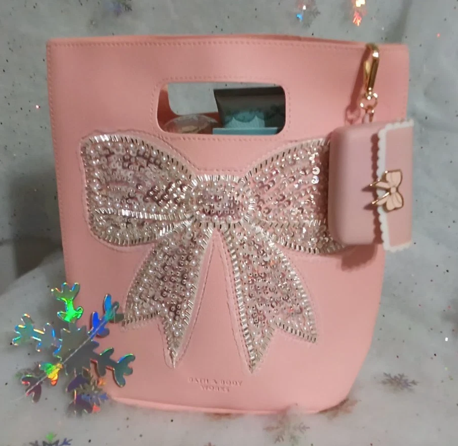 New Bath & Body works 8 pc Sweetest Song  Set with Bow Gift Bag & Pocketpac - Image 2 of 4