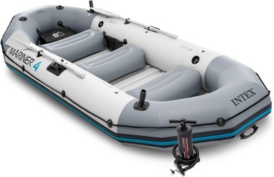 INTEX 68376EP Mariner 4 Inflatable Boat Set: Includes Deluxe 54in Boat Oars and