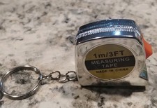25 Mini Measuring Tape Small Tape Measure Keychains Retractable 3 Ft Mini-