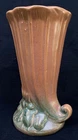 Art Deco cornucopia vase Nelson McCoy Pottery Company  8" Tall