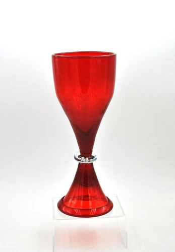 Vintage Blenko Glass Vase / Chalice / Goblet - #5923 - Husted Design 1959
