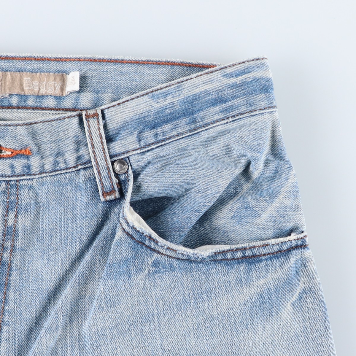 Vintage 2000'S Levi's Silver Tab Baggy Tapered Denim Pants Men's Size W35 thumbnail 11