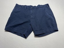 Polo Ralph Lauren Men  s Shorts 42 Navy Blue Classic Fit Cotton Chino Casual Styl