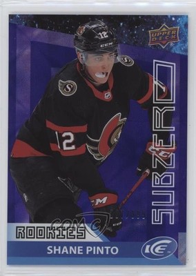 2021-22 Upper Deck Ice Sub Zero Rookie 207/999 Shane Pinto #SZ-32 18m3