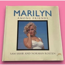 Marilyn Among Friends Book Vintage 90s 1992 Edition Hardcover Sam Shaw