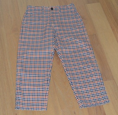 Closed Bertha 1910 Hundstooth Pattern Cropped Plaid Pants Size 25