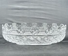 Waterford Crystal Heritage Kennedy Master Cut Oval Centerpiece Bowl - Vintage