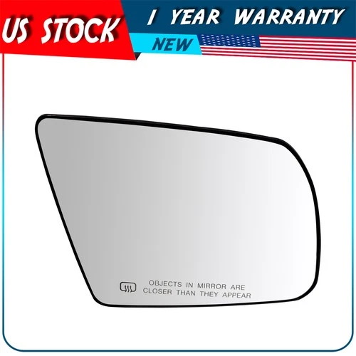 For Toyota 2007-2021 Tundra 2008-2017 Sequoia Mirror Glass Heated Passenger Side