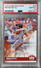 2018 PANINI DIAMOND KINGS MOOKIE BETTS #62 PSA 10 GEM MINT FUTURE HOF CLEAN SLAB