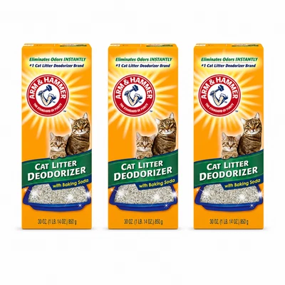 3 Boxes - Arm & Hammer Cat Litter Deodorizer w/Baking Soda 30oz - Image 1 of 4
