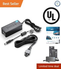 Logitech Racing Wheel Compatible 24V Charger - Short Circuit Protection Included