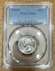 1954-S Washington Quarter .25C - PCGS MS66