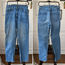 Fashion Nova Mid Wash High Rise Mom Jeans 9 28