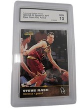 1996 Score Board #113 Steve Nash Rookie Card Graded Gem 10 PGA. rookie card picture