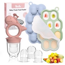 Baby Breastmilk Popsicle Molds  Fruit Feeder Pacifier, Silicone Baby Food Fr...