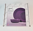 Fiesta 3 Piece Classic Set MULBERRY Fiestaware USA , New, plates bowl