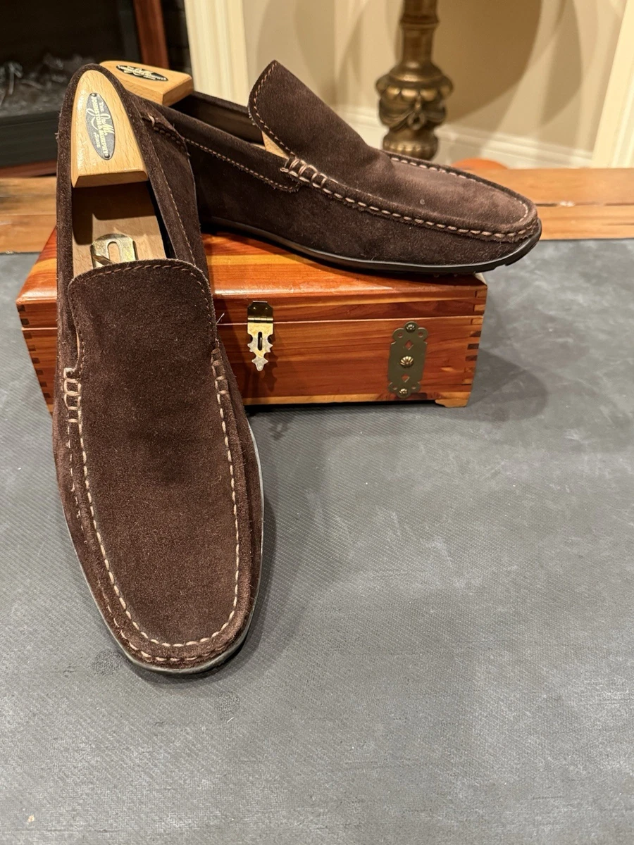 Suede Casual Shoes Ermenegildo Zegna Loafer for Men for sale  display picture 2
