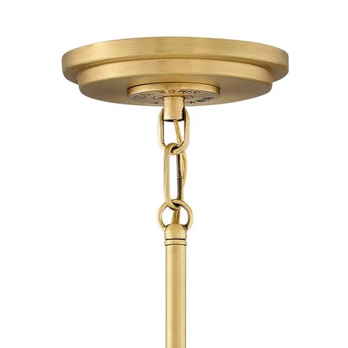 Hinkley Fletcher 13 1/2" Wide Satin Brass Pendant Light - Picture 6 of 10