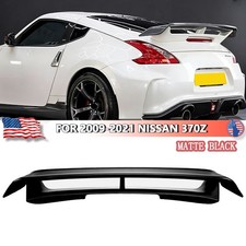 Nismo Style Rear Trunk Spoiler Wing For 2009-2021 Nissan 370z Coupe - Unpainted