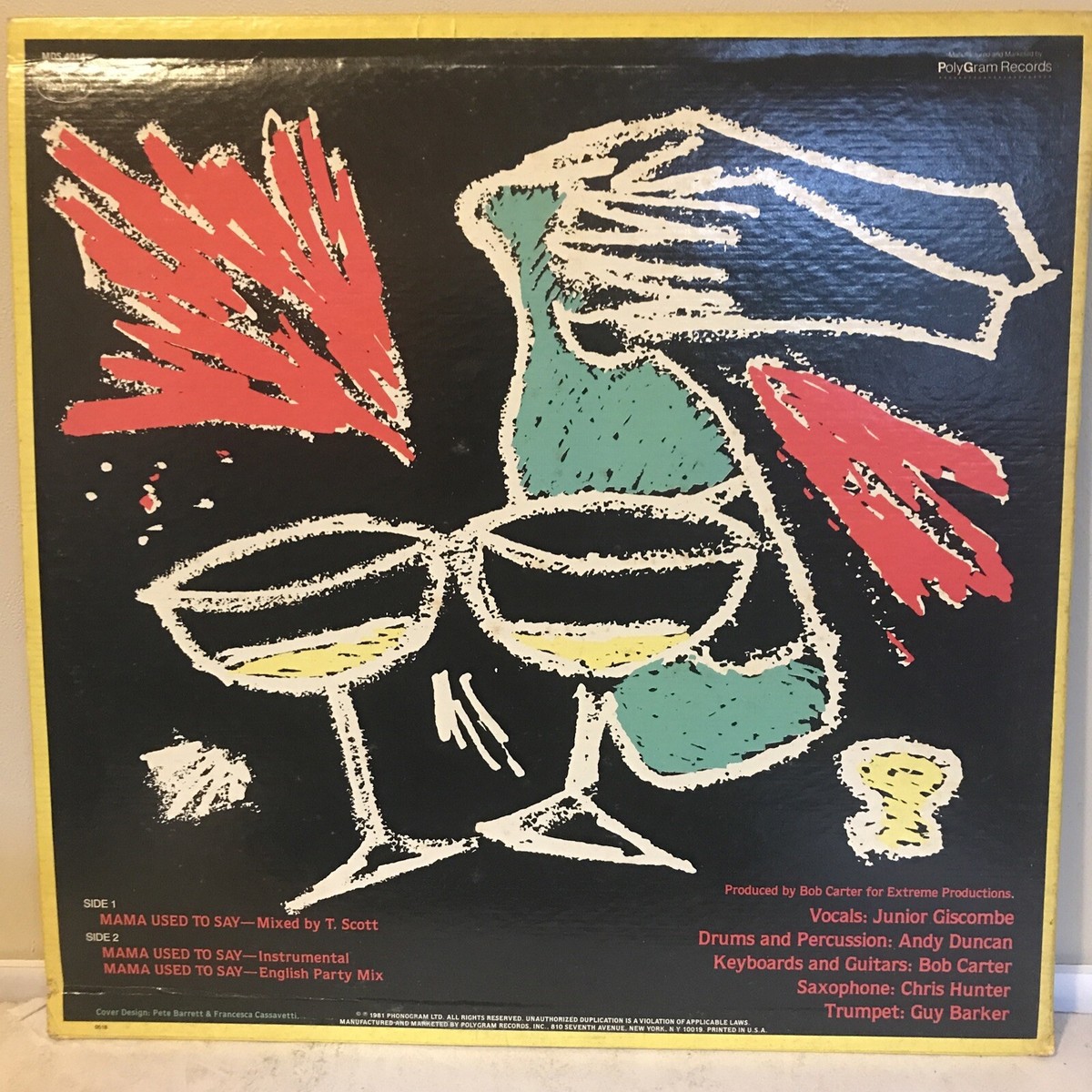 Junior Mama Used to Say SUPER SINGLE Vinyl Record VG MDS 4014 EXC