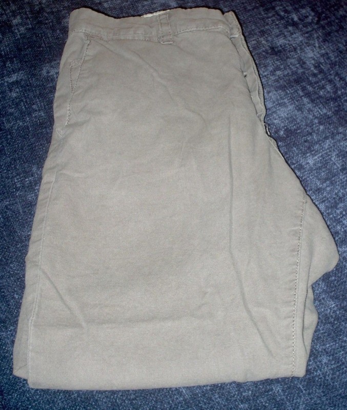 Old Navy Tan Khaki Button Fly Pants Size W32 X L30