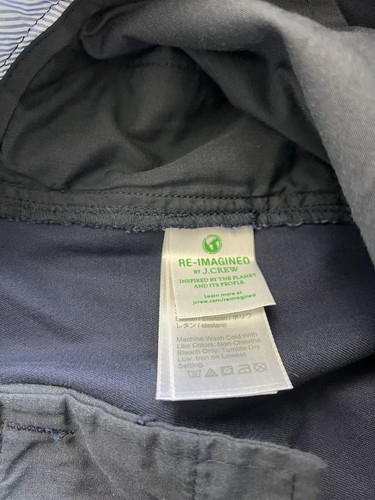 NWT J.Crew 7" Stretch Chino Short Women's Size 4 Navy Preppy Cotton Blend H5809 - Picture 10 of 13