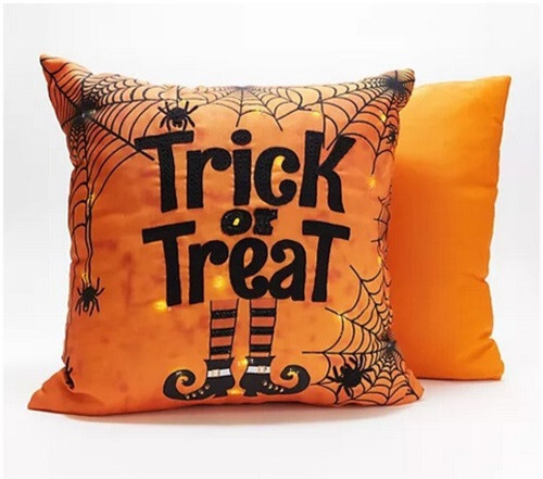 NEU Home Reflections 18" Halloween & Ernte Kissen 1 LED, 1 massiv - Bild 1 von 3