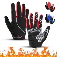 Mens Women Motorcycle Bike Racing Full Finger Touch Screen Anti-slip Gloves US