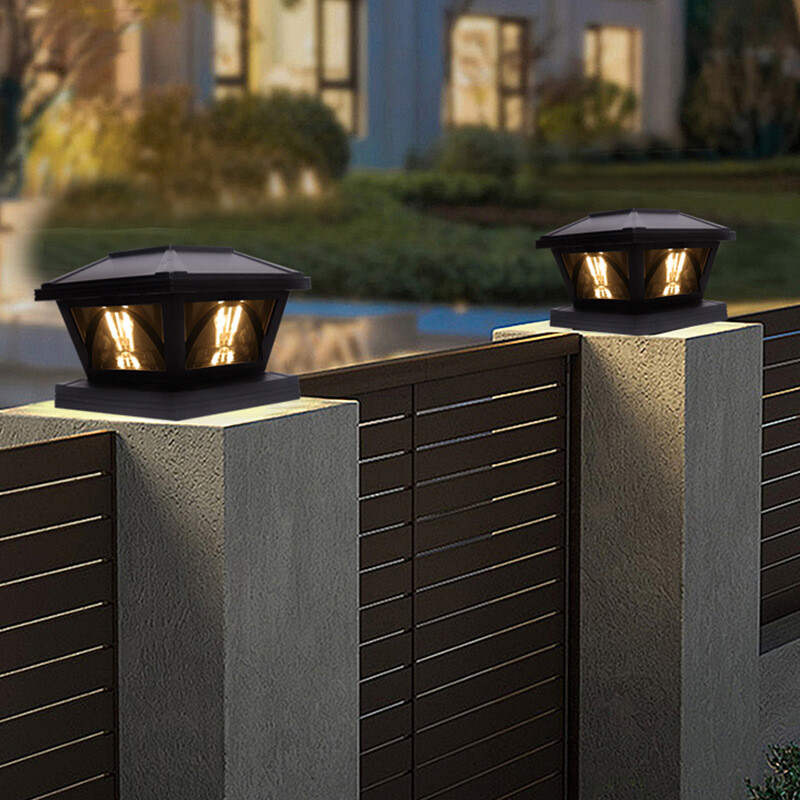 LazyBuddy Solar Flame Lights Outdoor, 6 Pack Waterproof Wall Lantern LazyBuddy Solar Flame Lights Outdoor, 6 Pack Waterproof Wall Lantern