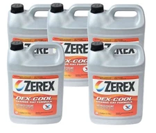 Valvoline Zerex 5 Gallons Coolant Antifreeze DEXCOOL Long Life Orange 5 x 1 Gal