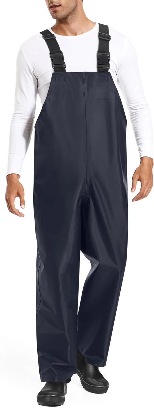 HISEA Waterproof Bib Overall Outdoor Bib Made from Durable PVC-Coated Nylon 3XL