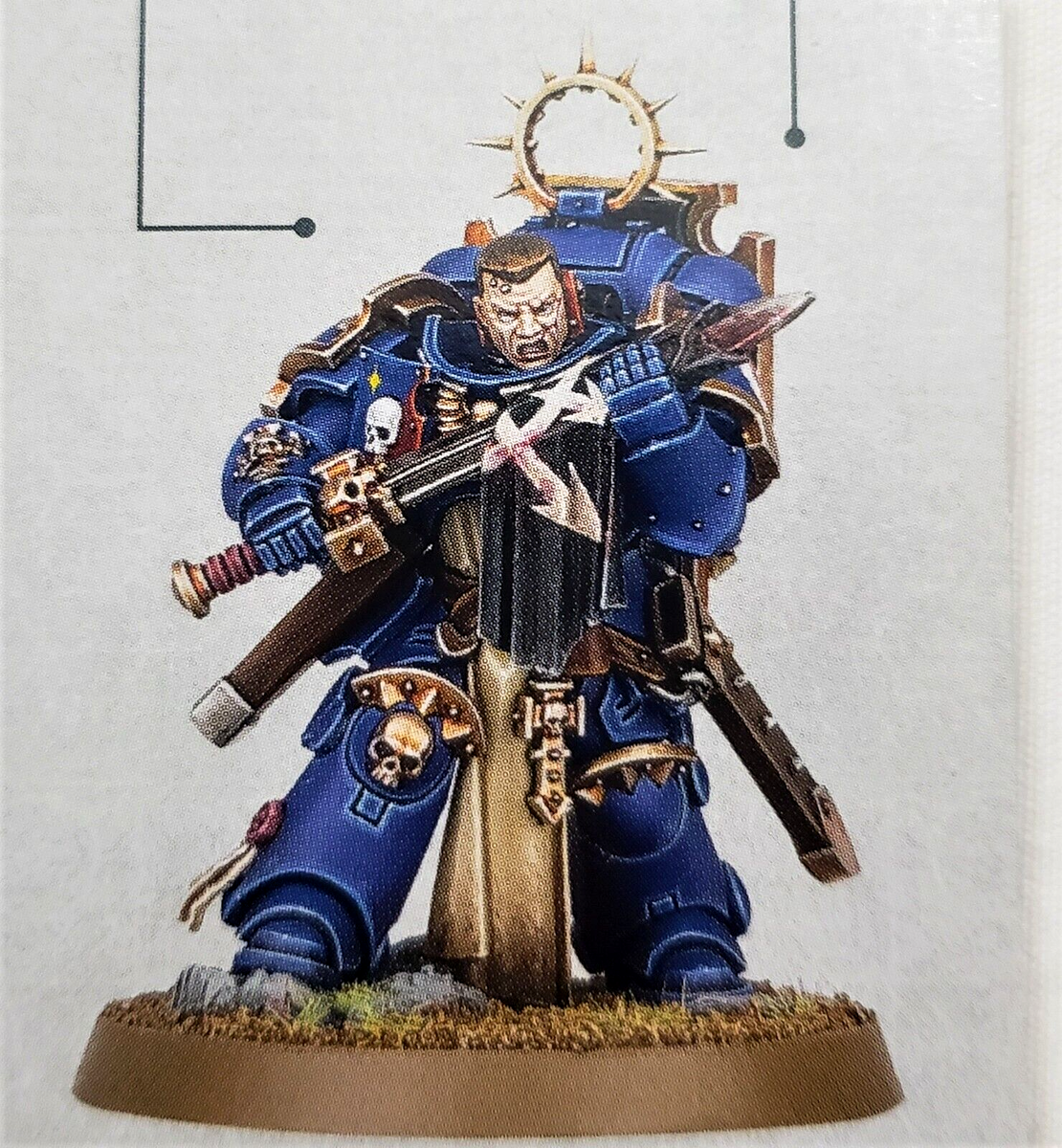 40K Bladeguard Sergeant Warhammer Primaris Space Marines from